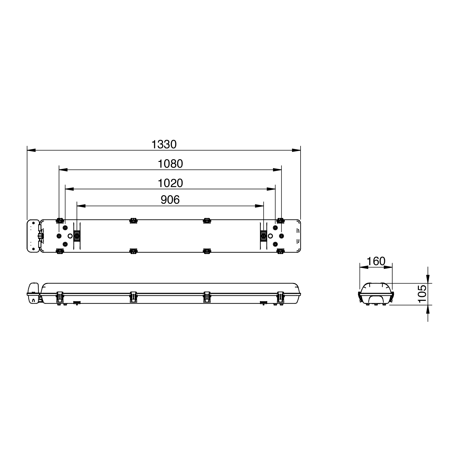 clevertronics emergency lighting argonaut plus 1200mm with pod linear weatherproof line diagram uk