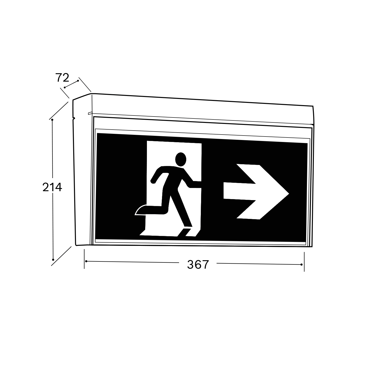 Clevertronics CleverEVAC Dynamic Green Exit Line Diagram