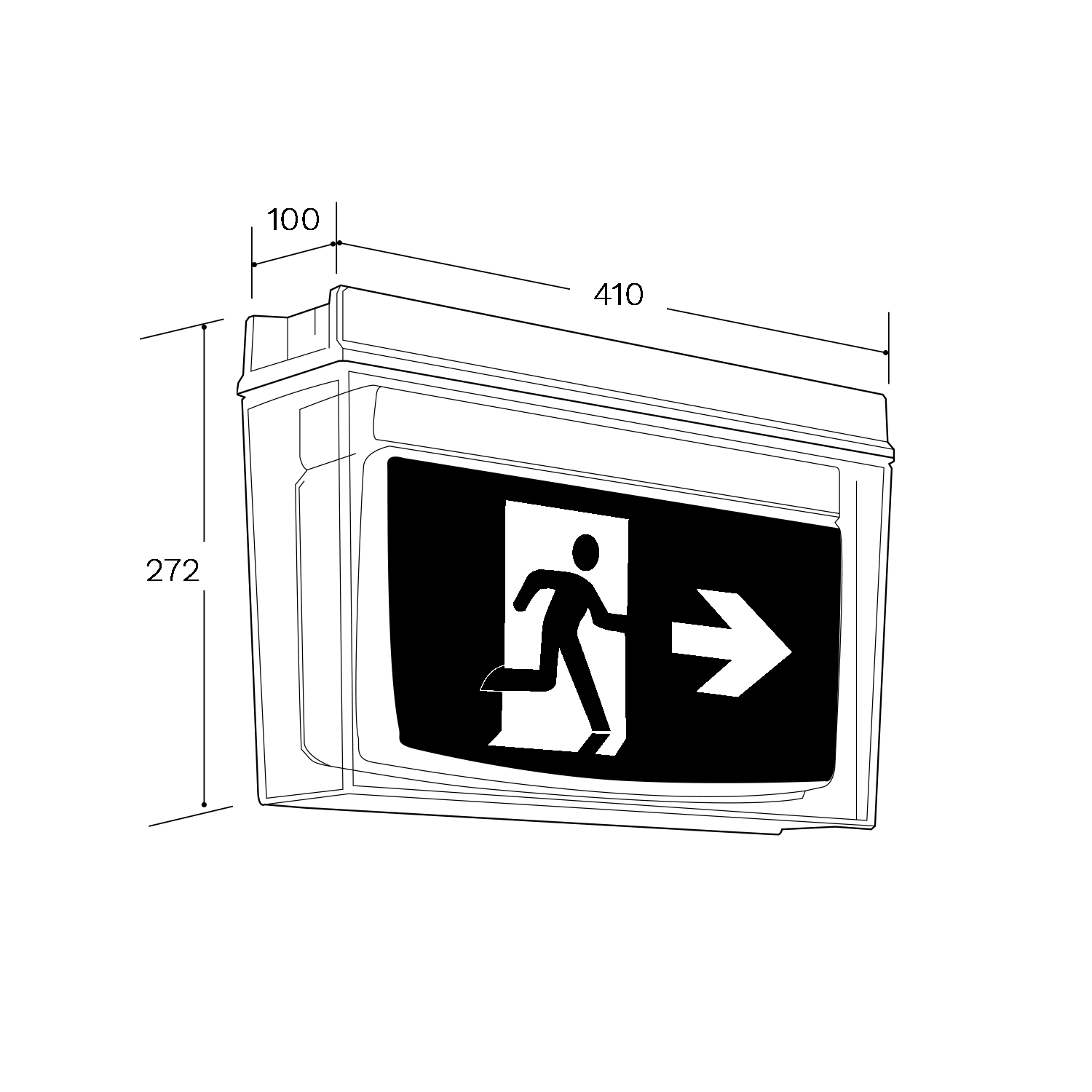 clevertronics emergency lighting cleverfit weatherproof exit line diagram uk