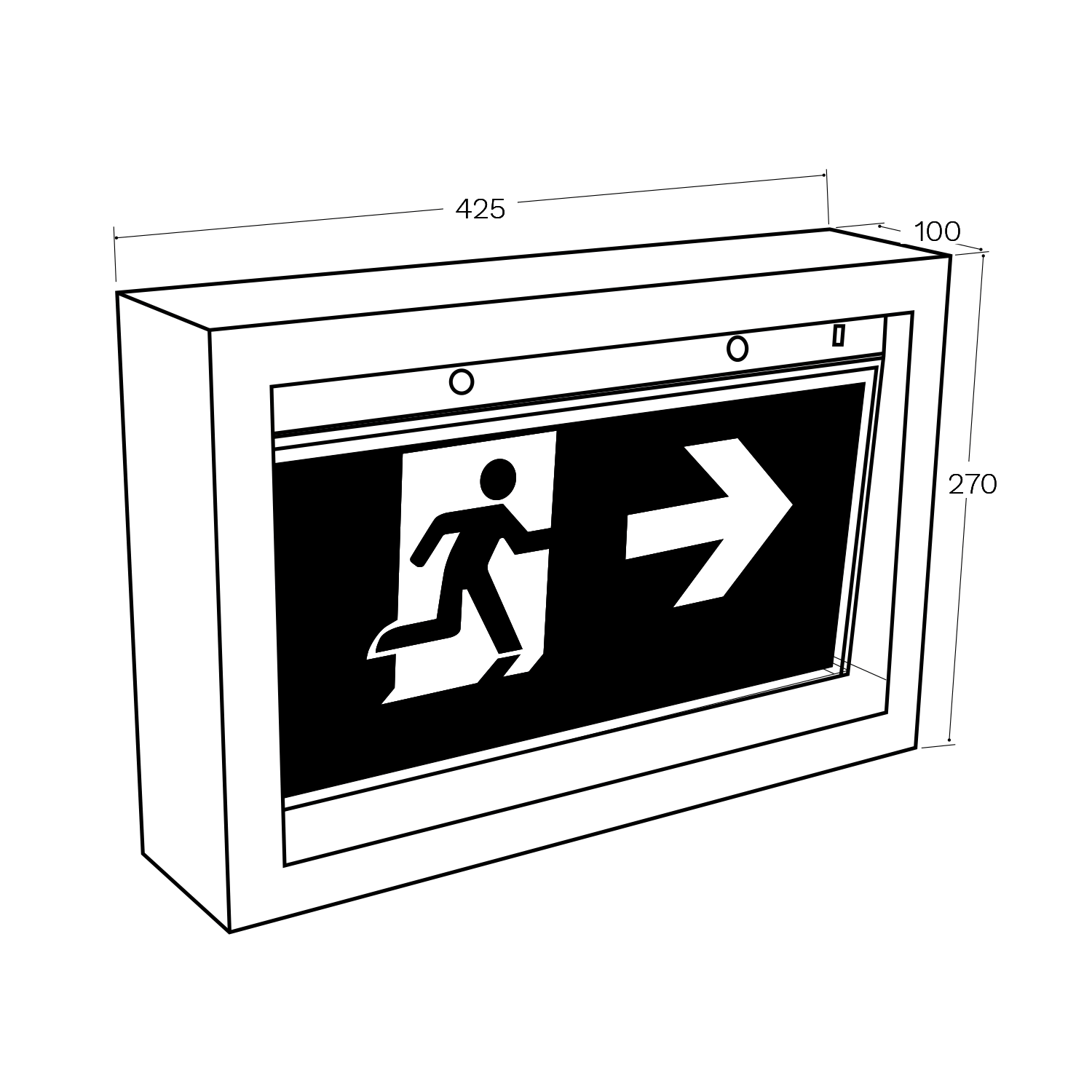 clevertronics emergency lighting exits UK Vandal Resistant