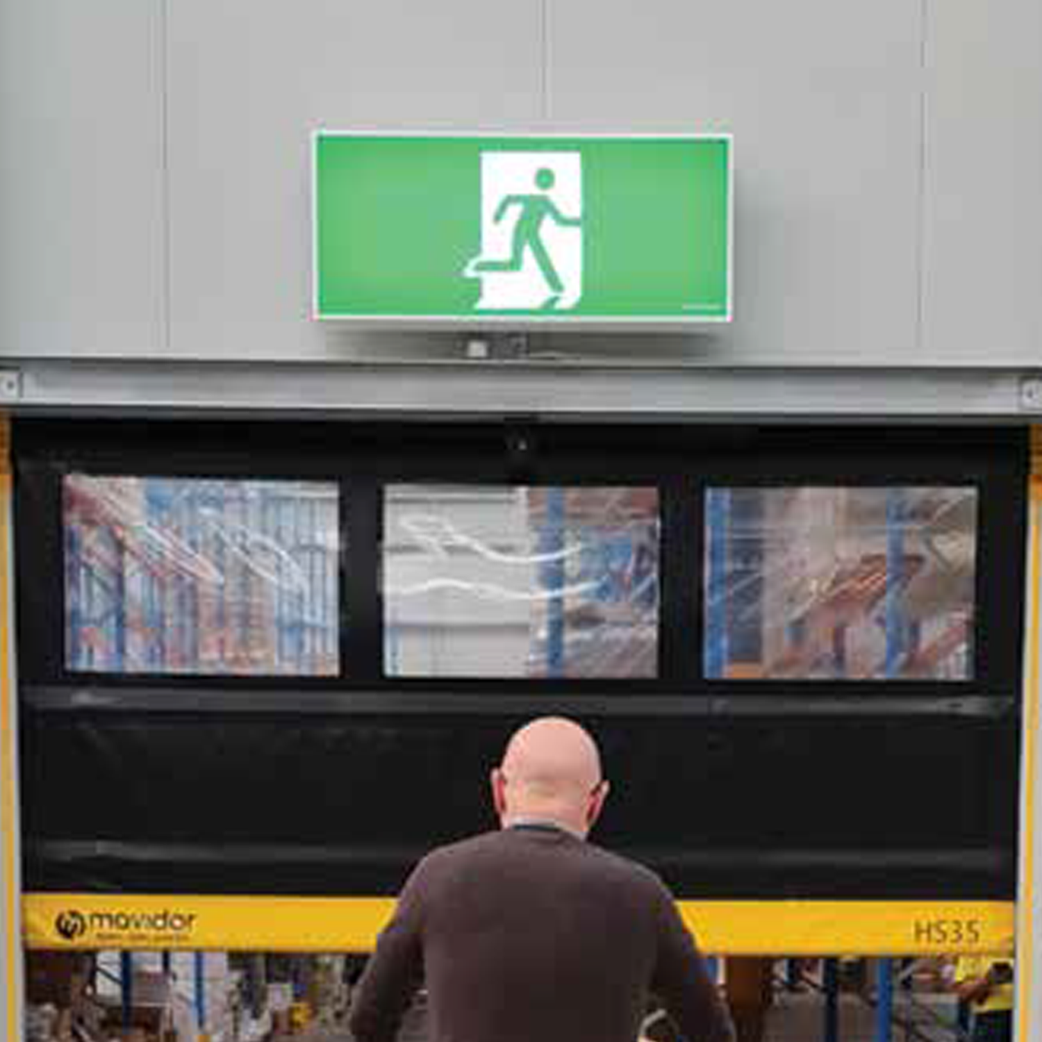 Gigantor Exit Light Insitu