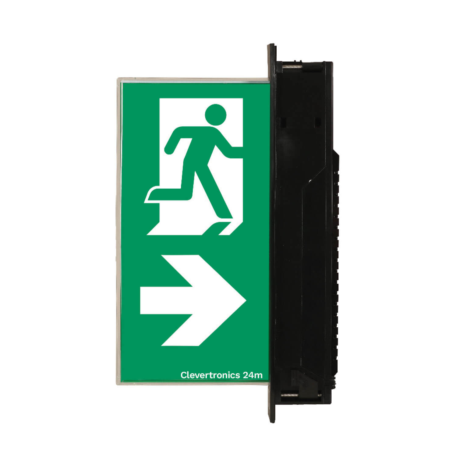 Ultrablade Pro Recessed Wall Mount Flag Style Black