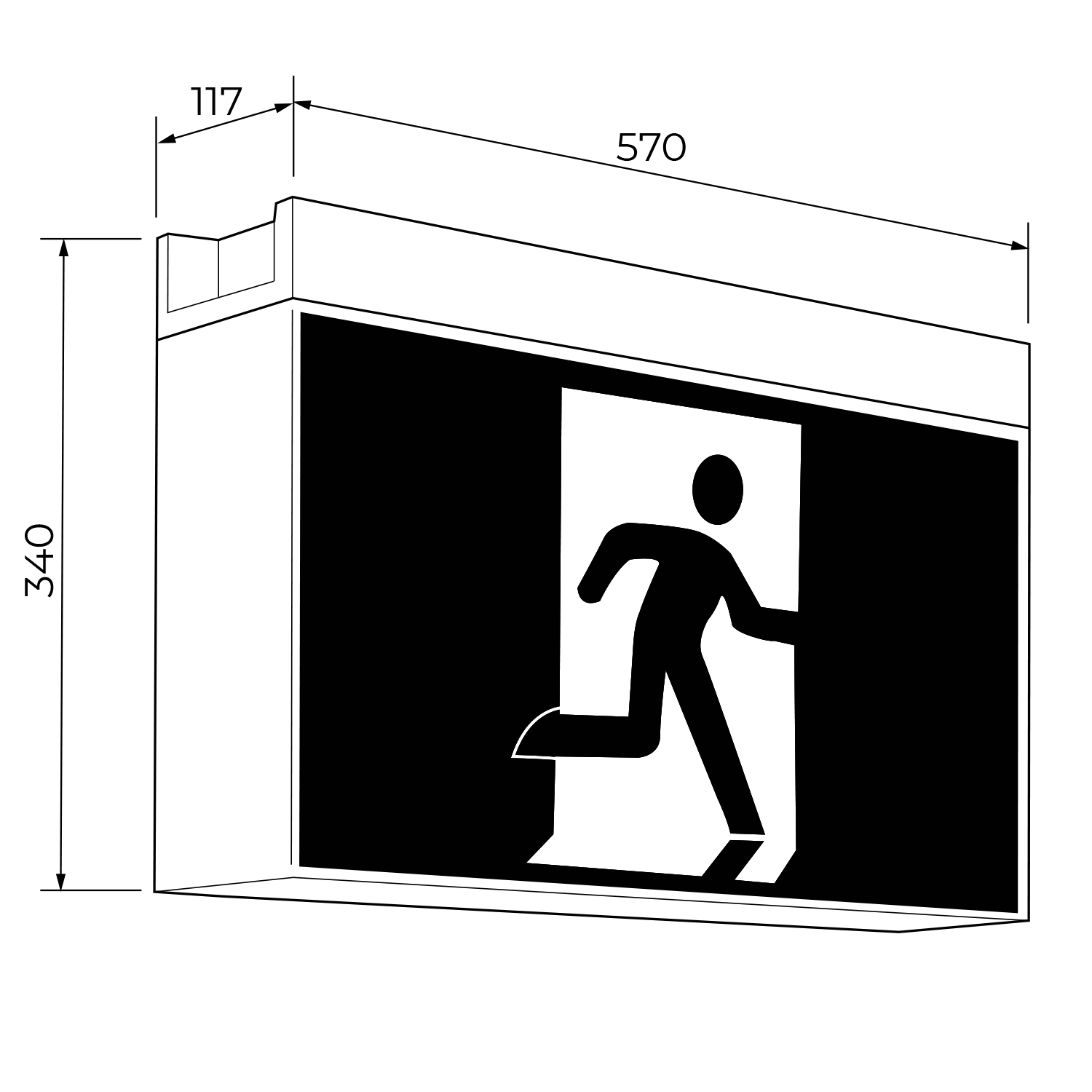 Weatherproof Universal 40m Jumbo Exit