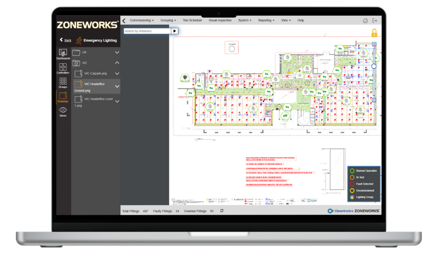 Zoneworks Laptop with Live Drawings